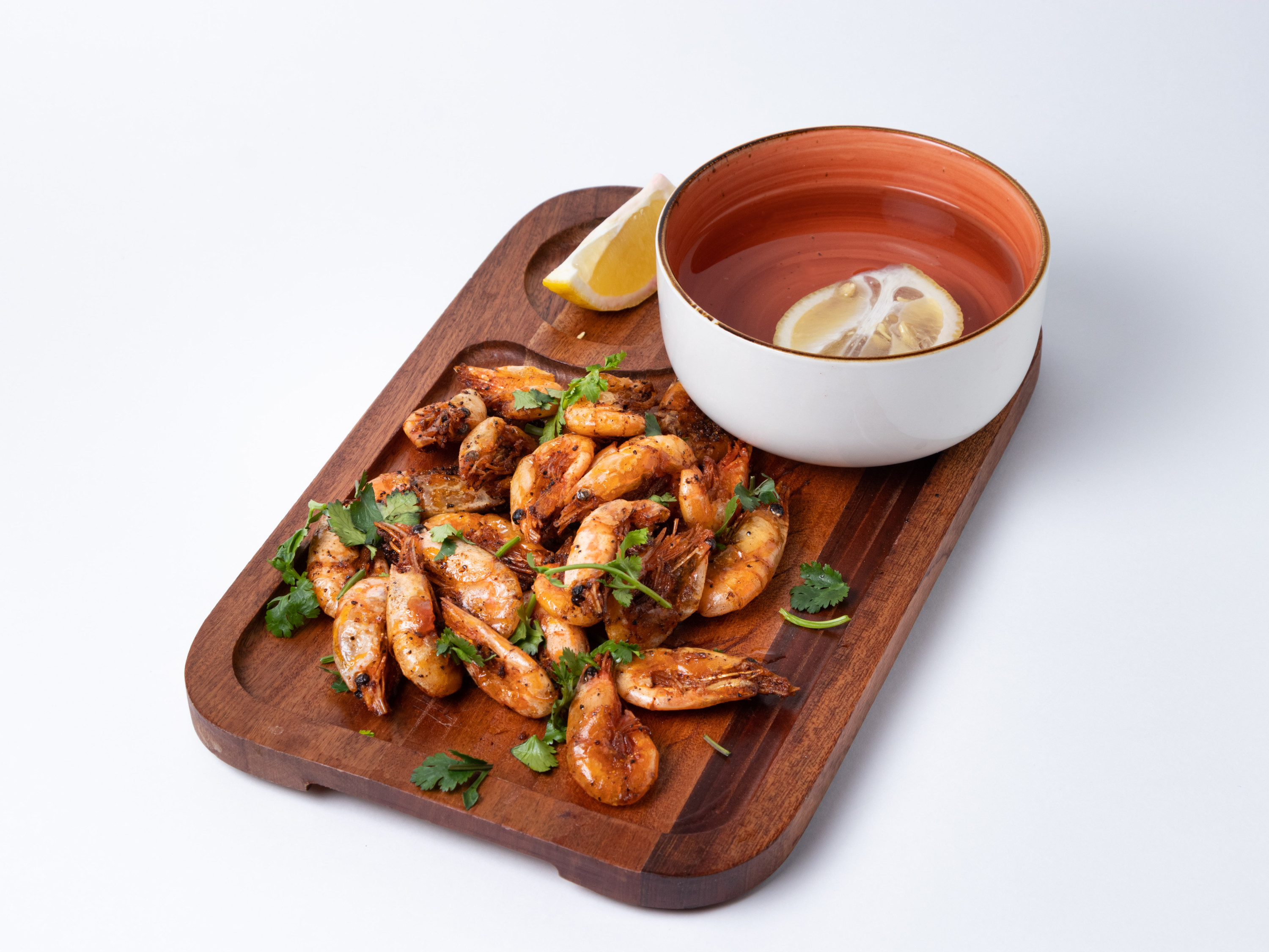 Жареные креветки