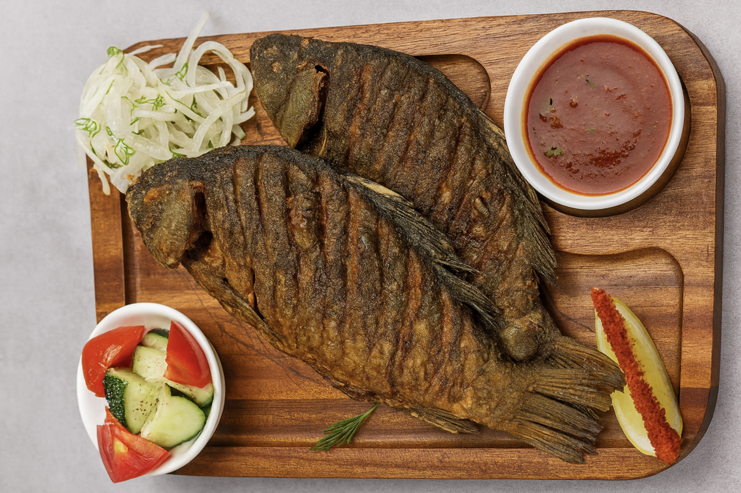 Жареные караси + Бокал пенного